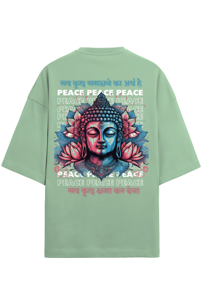 Peace Unisex Oversized T- Terry Cotton