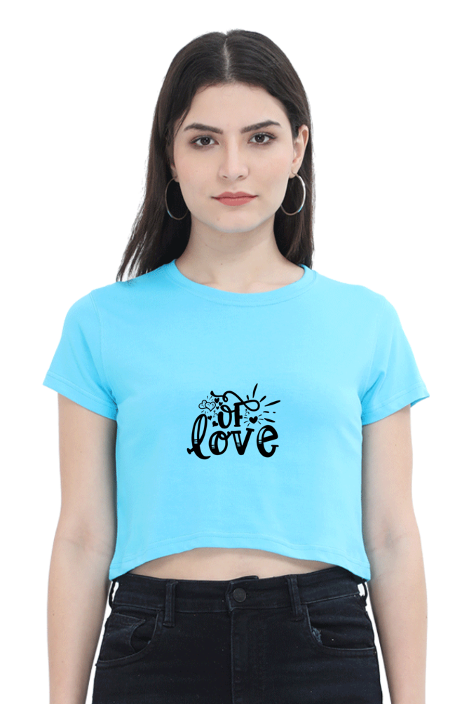 "OFF Love" Crop Top