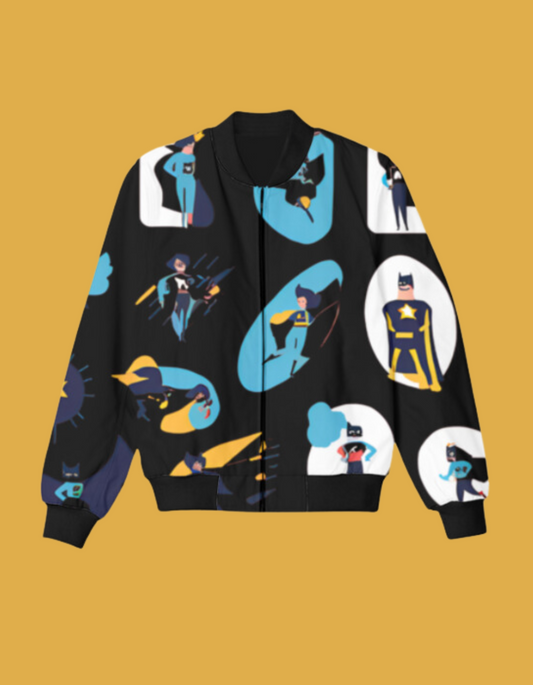 Super Hero Bomber Jacket- Kids