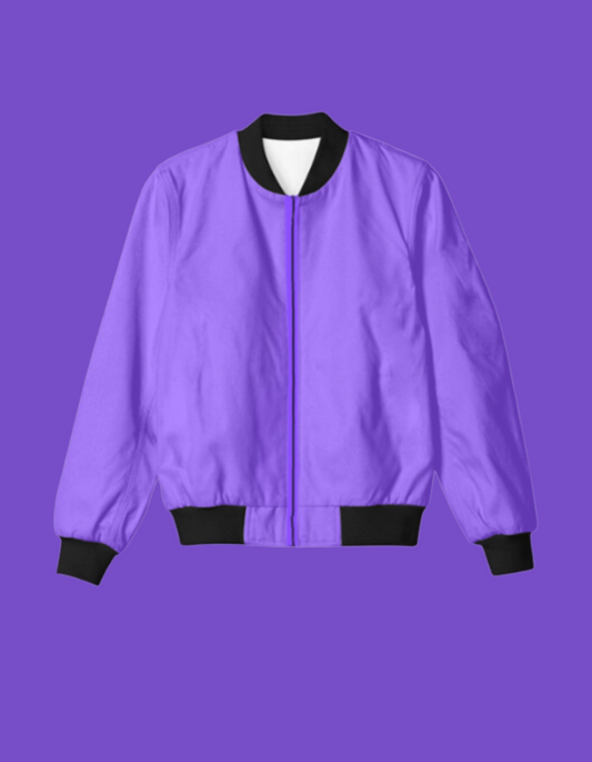 Purple Bomber Jacket- Unisex