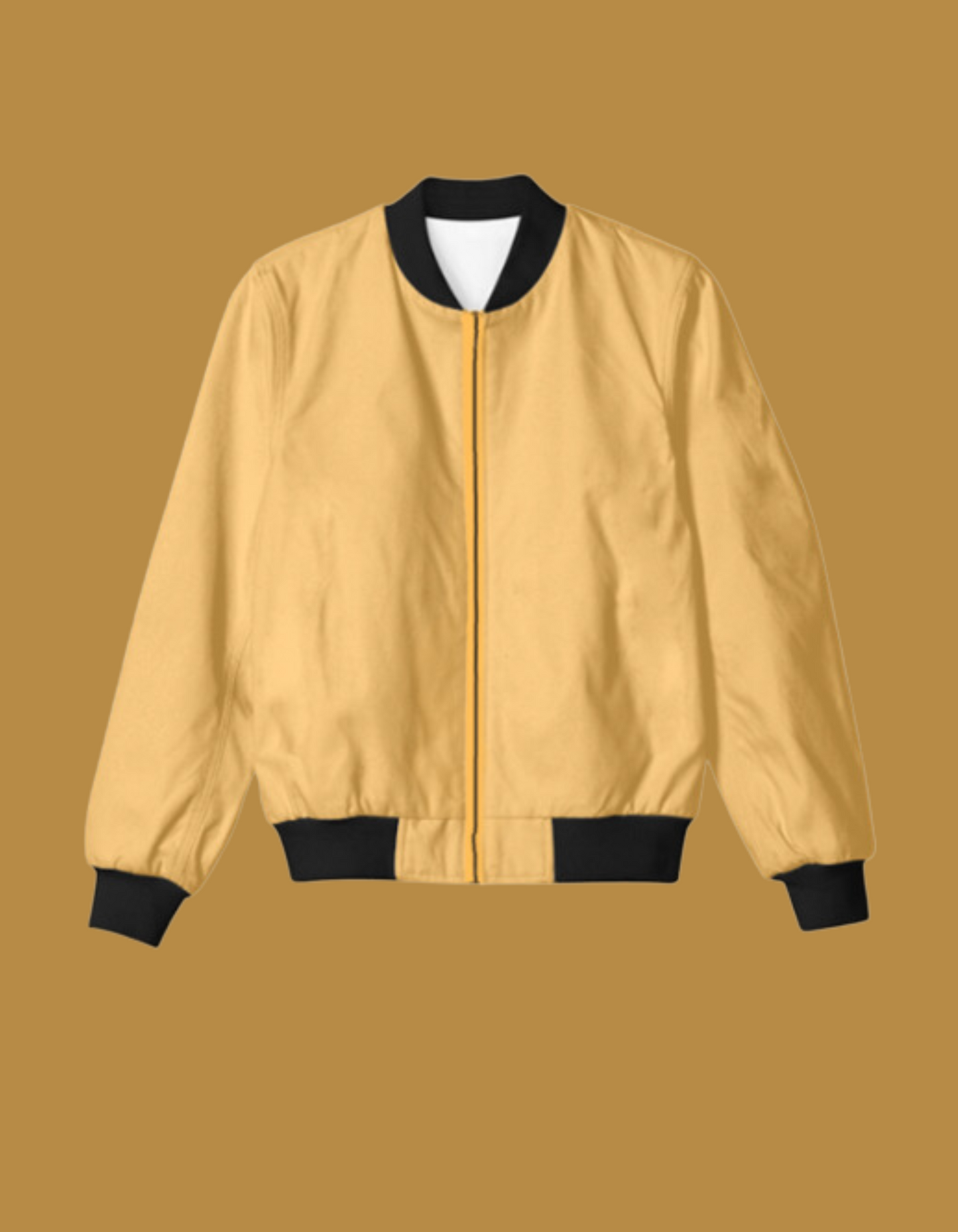 Mustard Yellow Bomber Jacket- Unisex