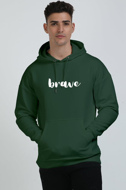 Brave Unisex OverSized Hoodie-Bottle Green