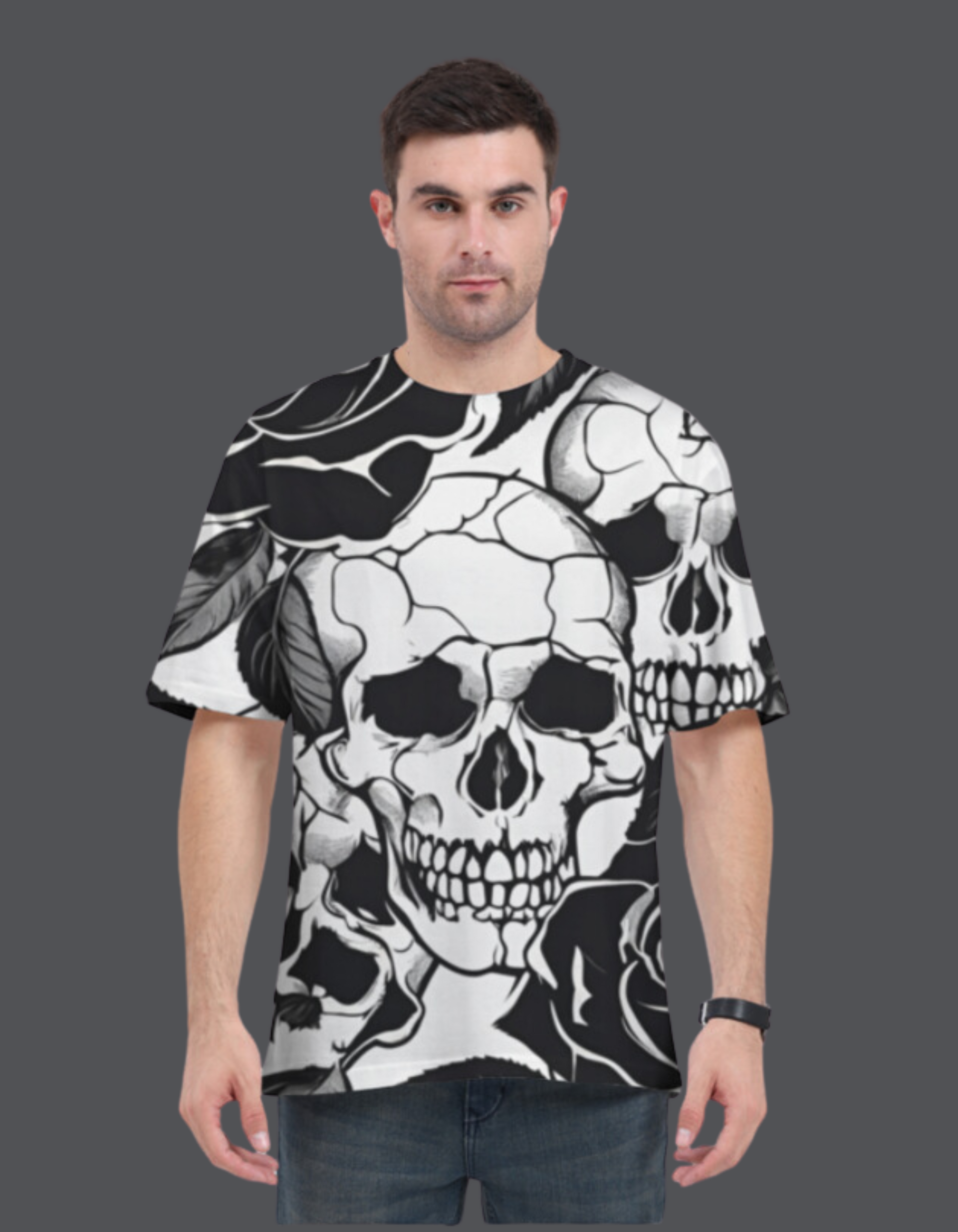 Broken Skull Oversized T-Shirt – The Brave Collections