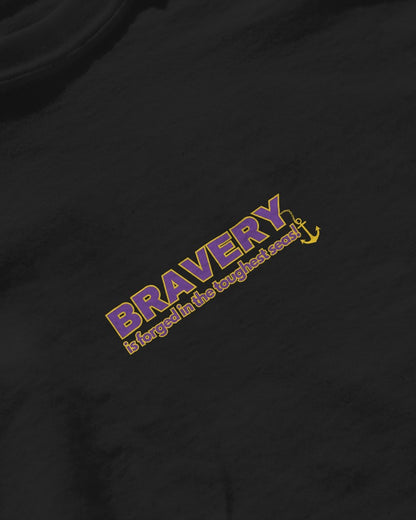 Oversized Tee: Bravery & Popeye